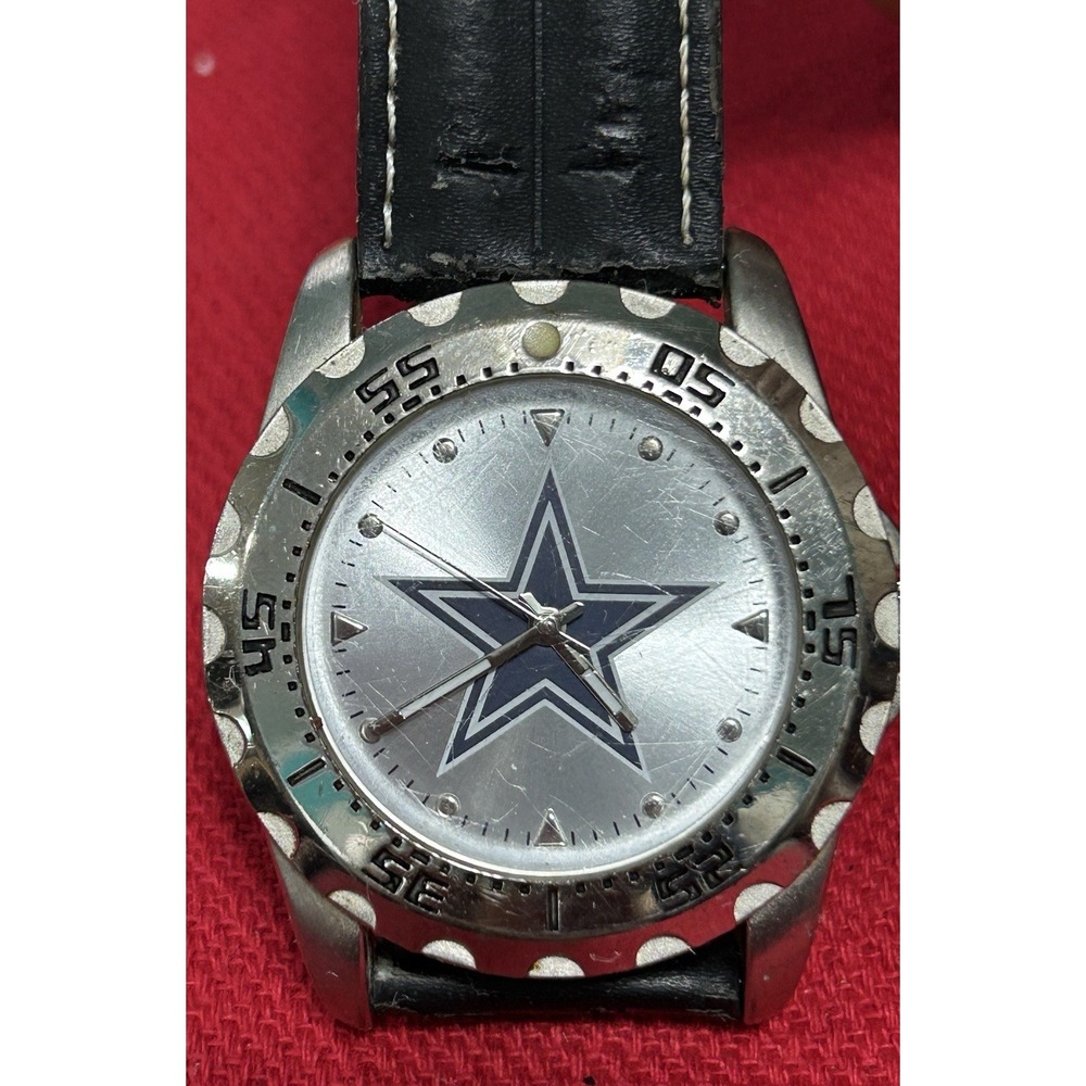 Vintage Gate Time Dallas Cowboys NFL Mens Wrist Watch Japan Movt‎ New Battery
